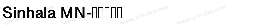 Sinhala MN字体转换